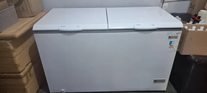 Freezer Consul 534 Litros com 2 Portas Horizontal Degelo Manual CHB53EB - Branco<br><br>127v