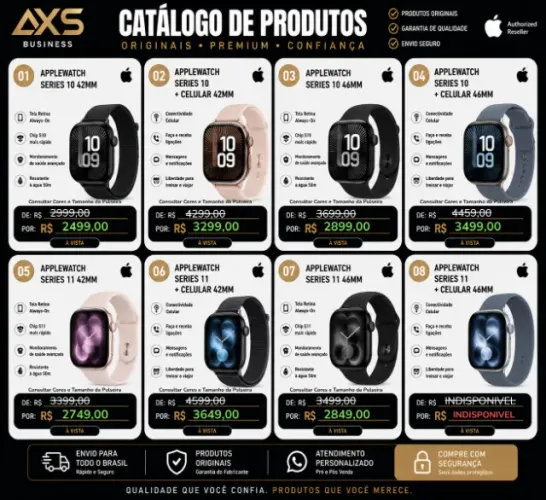 Apple Watch Divesos Modelos. Novo, Importado e com Garantia.