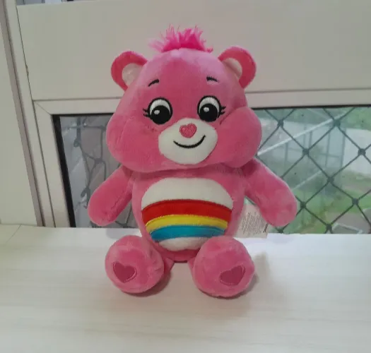 Pelúcia Ursinhos Carinhosos Animadinha Rosa