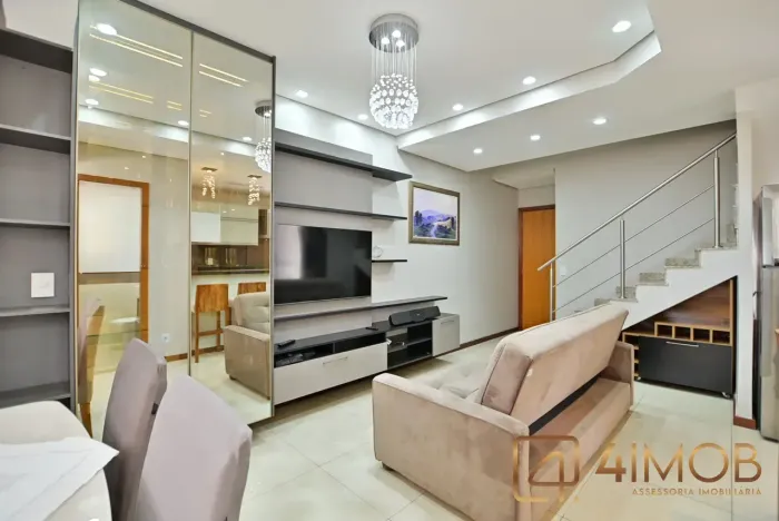 APARTAMENTO ÁGUAS CLARAS, RUA 37 NORTE - DUPLEX, 2 QUARTOS, MOBILIADO!