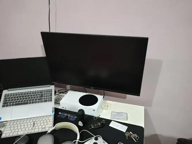 Monitor AOC 75hz+ Braço articulado