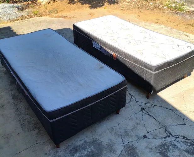 Duas camas box orthobox solteiro