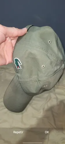 Bone lacoste Sport verde militar original