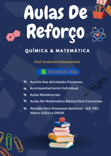 Aulas Particulares - Química e Matemática (Ensino Fundamental e Ensino Médio)