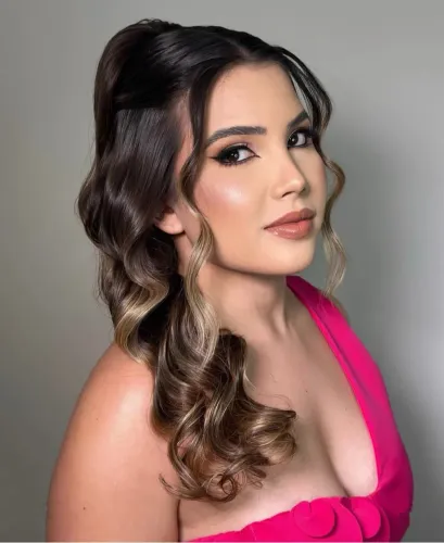 Maquiagem penteado