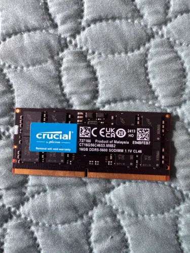 Memória RAM DDR5 5600 Crucial