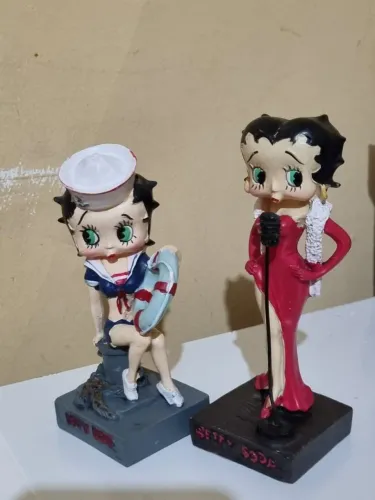 Duas Estatuetas Betty Boop Show Collection - Editora Salvat | Colecionáveis