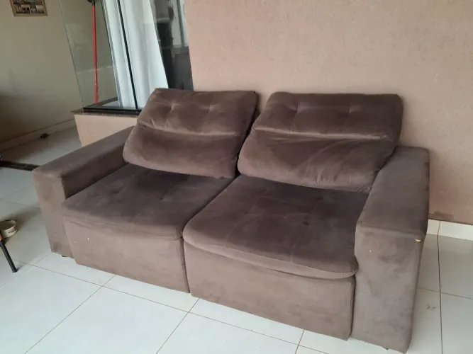 Sofá 2,2m marrom