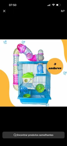 Gaiola para hamster, gerbil, twister?