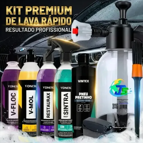 KIT COMPLETO LAVAR CARRO  RAPIDO VONIX