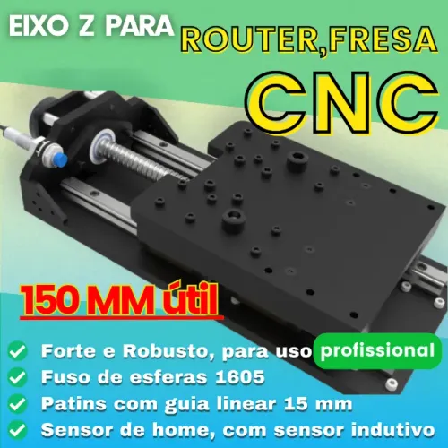 Eixo z Completo Em Aço,Sensor Home,Fuso De Esferas