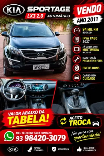 Kia Motors Sportage LX 2.0 16v/ 2.0 16V Flex Aut. 2012