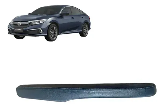 Apoio Braço Couro Honda Civic G10 Lado Direito 2017 A 2021 Preto