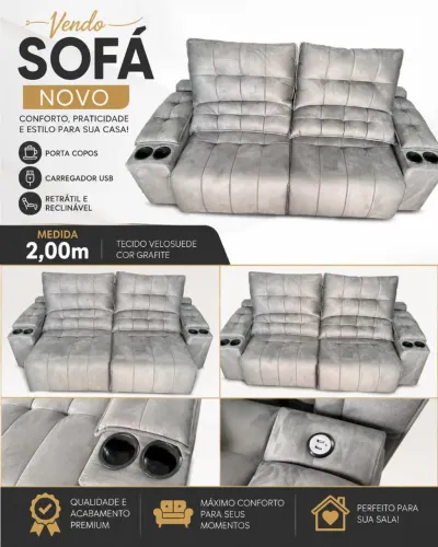 Sofa novo lindo