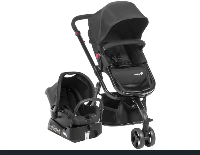Kit Carrinho Bebê, bebê conforto e suporte veicular One Safety