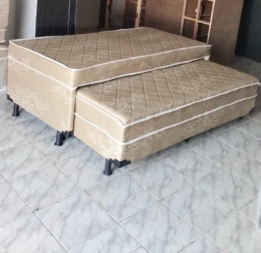 Cama box solteiro auxiliar luxo
