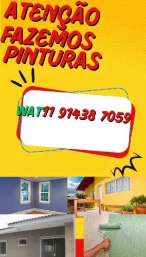 Pinturas e obras.