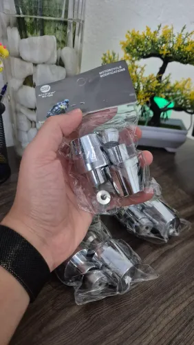 Par Peso de Guidão Moto Cromado PCX CG Titan Fan Biz XRE Novo