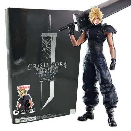 Play Arts Kai Final Fantasy VII Zack Fair / Cloud Strife Soldier 1st Class