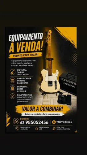 Guitarra e Pedaleira