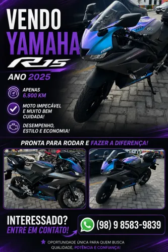 Moto Yamaha R15 2025