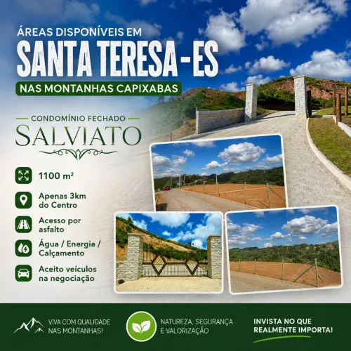 SANTA TERESA - 3km do CENTRO 
