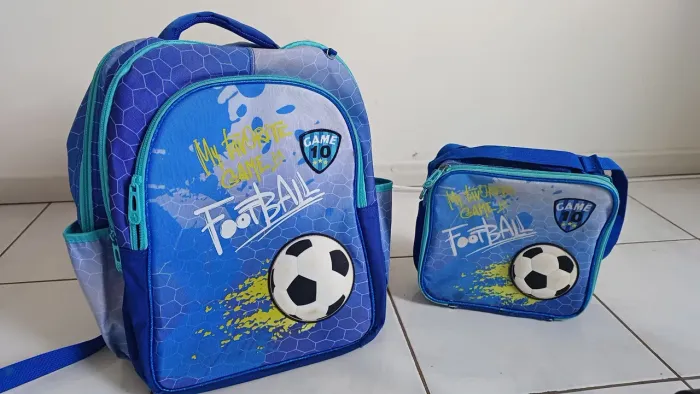 Mochila Escolar Infantil Futebol