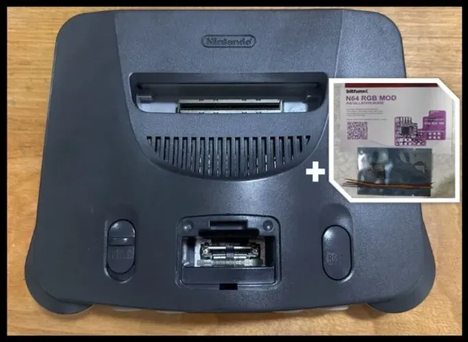 Nintendo 64 + Kit Mod RGB