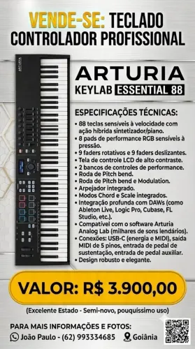 TECLADO CONTROLADOR ARTURIA