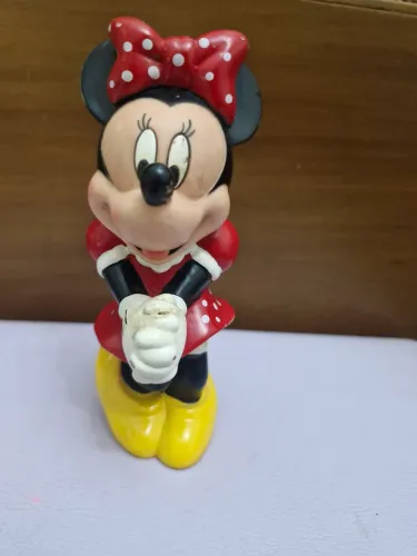 Vintage - Minnie Mouse anos 90 - Vinil 15cm