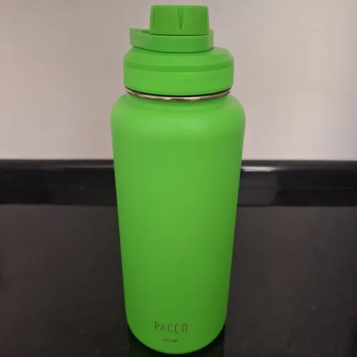Garrafa Térmica Pacco Hydra V2 950ml Verde Neon (Nova na Caixa)