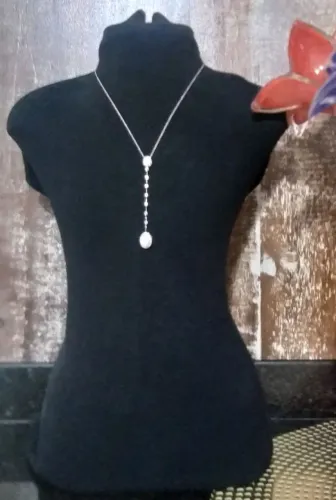 COLAR RARO FB CATENE AREZZO ITÁLIA OURO BRANCO 18K DIAMANTES ~ 2.00 CT ANOS 2000.