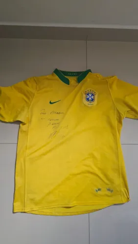 CAMISA BRASIL ORIGINAL - AUTÓGRAFO KAKÁ