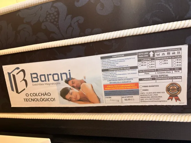 Colchão magnético, ortopédico que faz massagem ! Tamanho queen