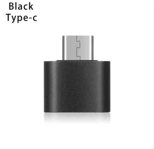 Kit 2 Mini Adaptadores USB-C OTG para Pendrive Mouse Teclado