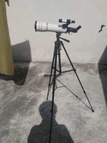 ? Telescópio Astronômico 70x400 Completo com Tripé e Lentes