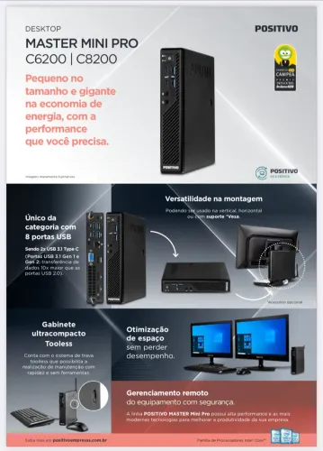 CPU POSITIVO C6200 MINI PRO