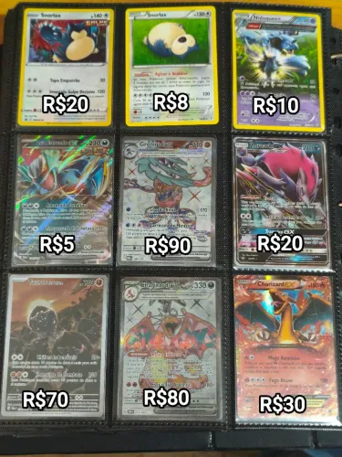Cartas pokémon - Preço abaixo da Liga