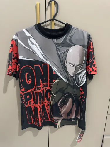 Camiseta One Punch Man (Saitama) - Nova com Etiqueta