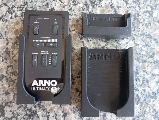 Controle remoto ventilador arno ultimate com 03 suportes