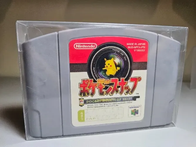 Jogo Pokemon Snap | Nintendo 64 | Japonês Original Testado | Proteção Acrílica