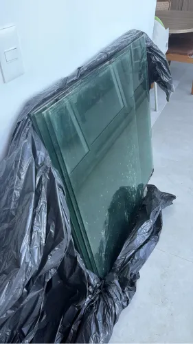 Vidro e alumínio para parapeito