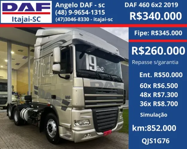 DAF 460 6x2 2019