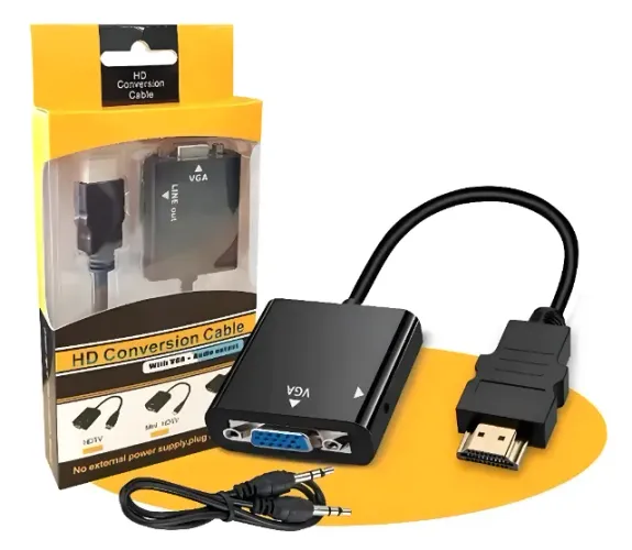 Adptador HDMI para VGA.