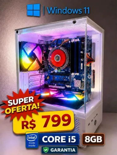 Pc Gamer na PROMOÇÃO Novo, Lacrado na Caixa