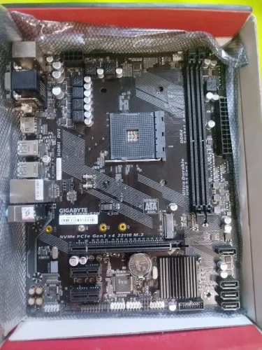 Placa-mãe Gigabyte Ga A320m H S2h Am4 Ddr4 Hdmi
