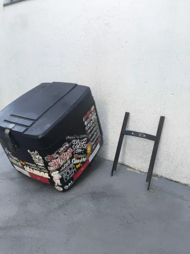 Baú 90L + Trilho da CG 125