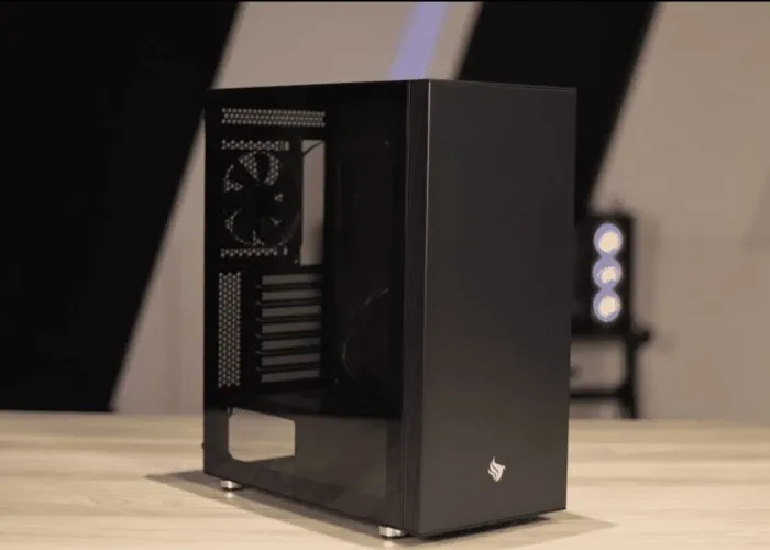 Gabinete pichau com vidro lateral