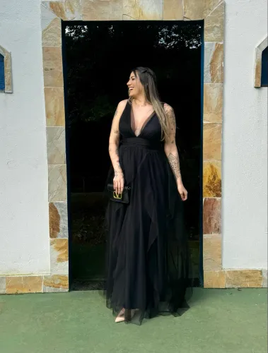 Vestido de festa impecável 42/44