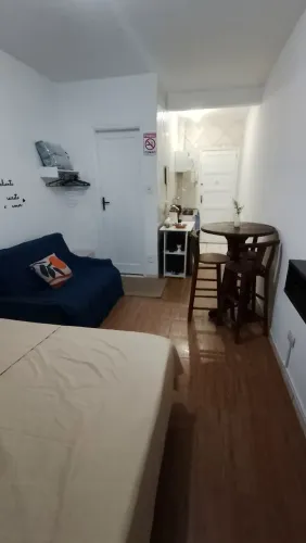 Kit aconchego/Centro de São Vicente (3 minutos a pé da praia)